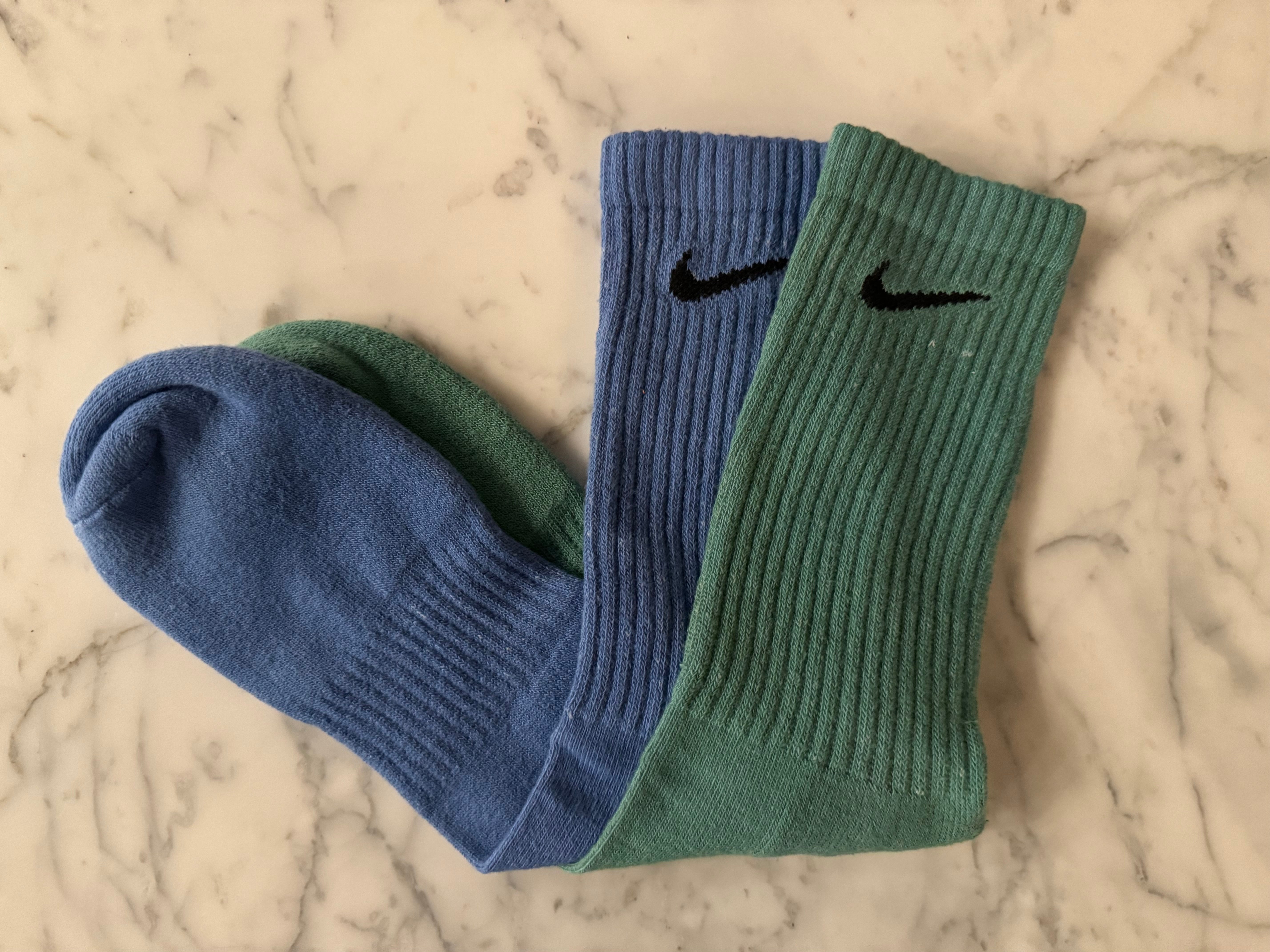 Confused Dark | Tie Dyed Nike Socks