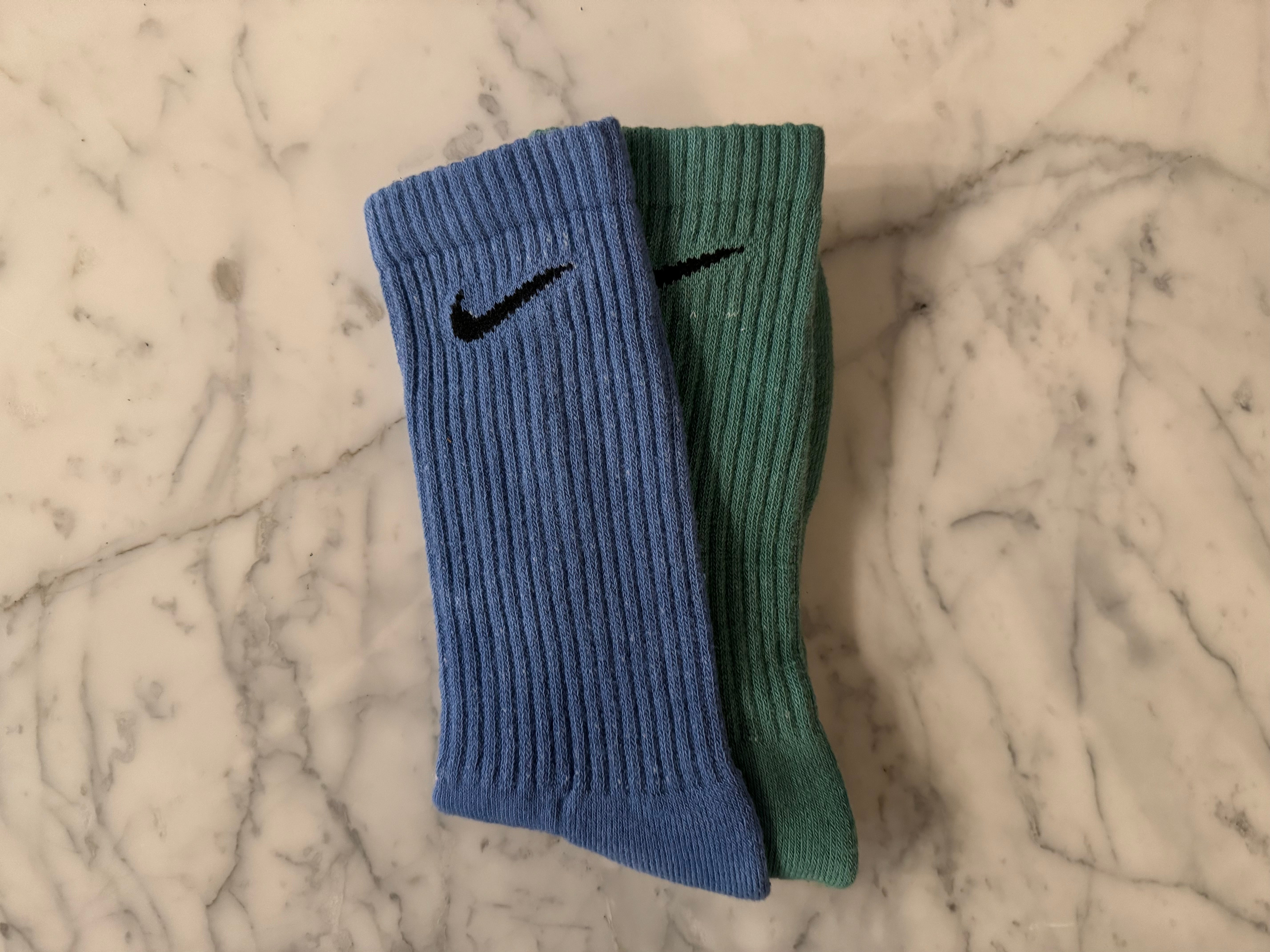 Confused Dark | Tie Dyed Nike Socks