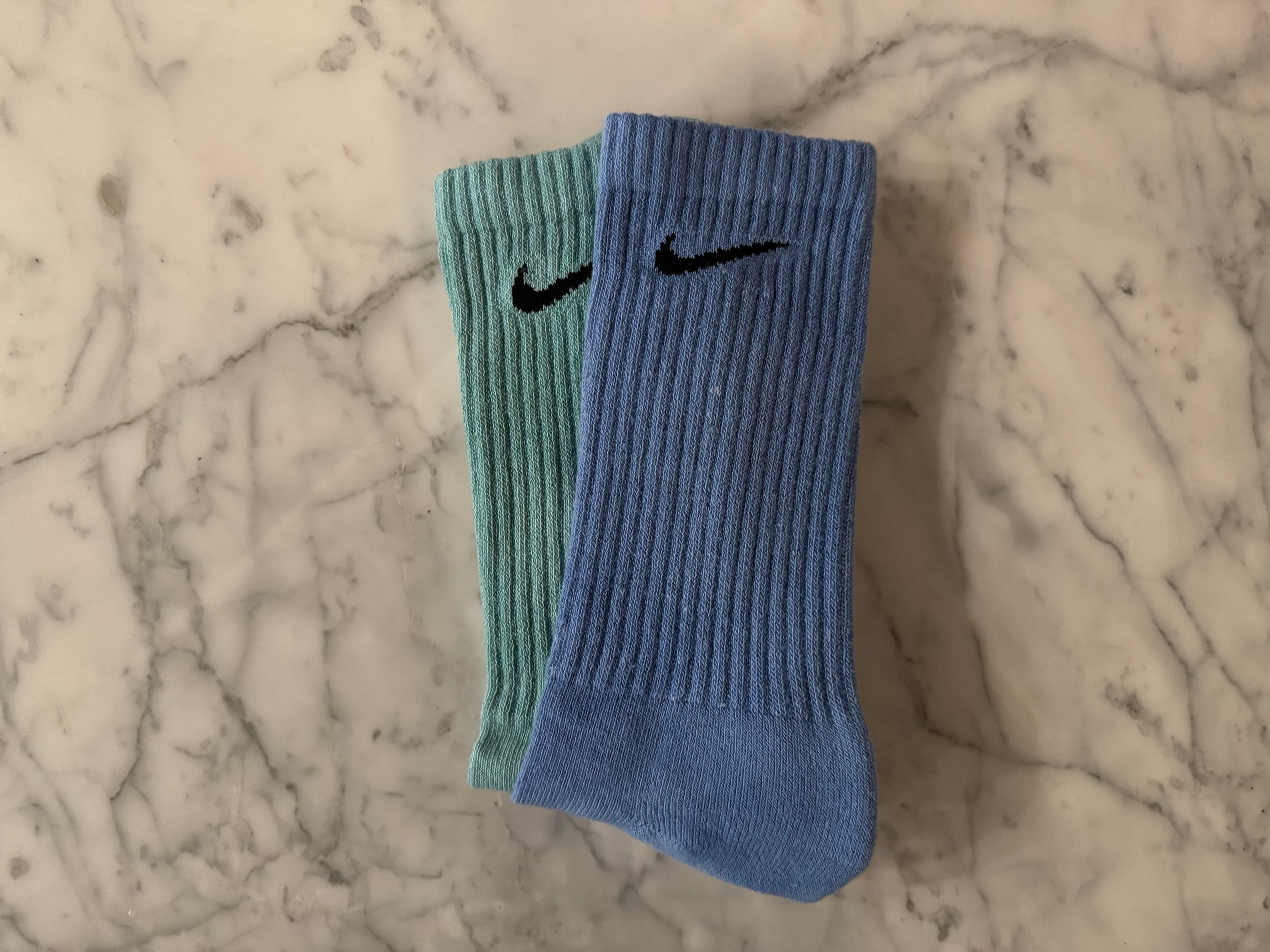 Confused Light | Tie Dyed Nike Socks
