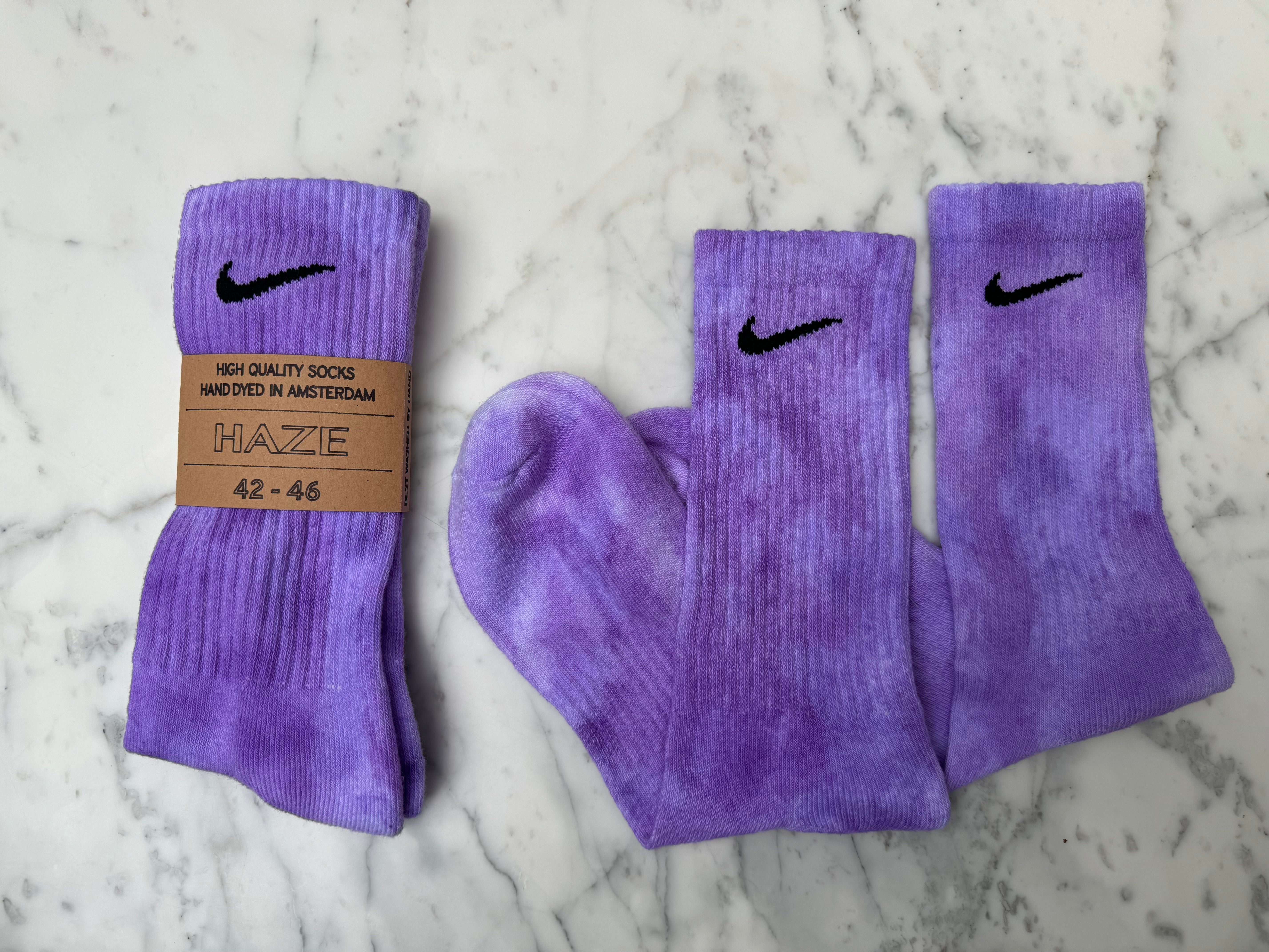 Haze | Tie Dyed Nike Socks
